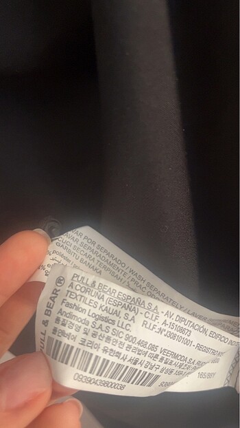 m Beden siyah Renk Pull&bear Siyah kısa elbise
