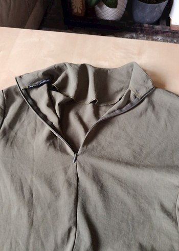 zara yeşil bluz - Görsel 8