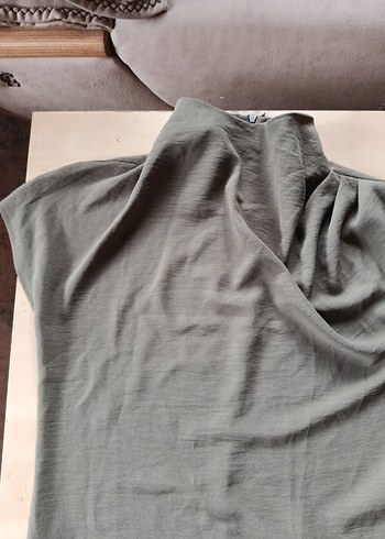 zara yeşil bluz - Görsel 3