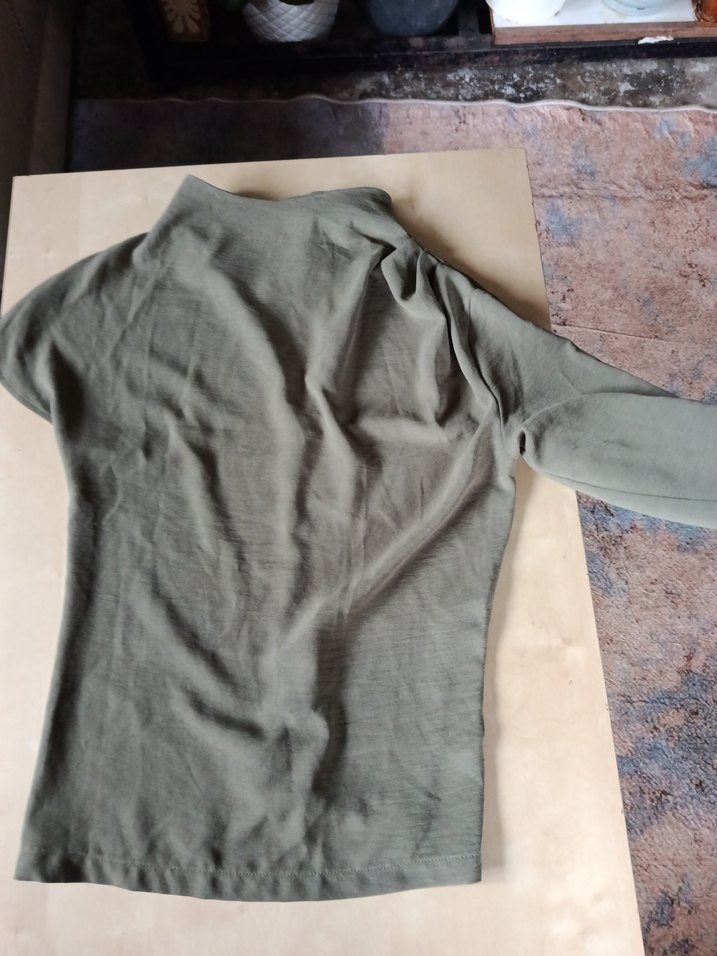 zara yeşil bluz - Görsel 5