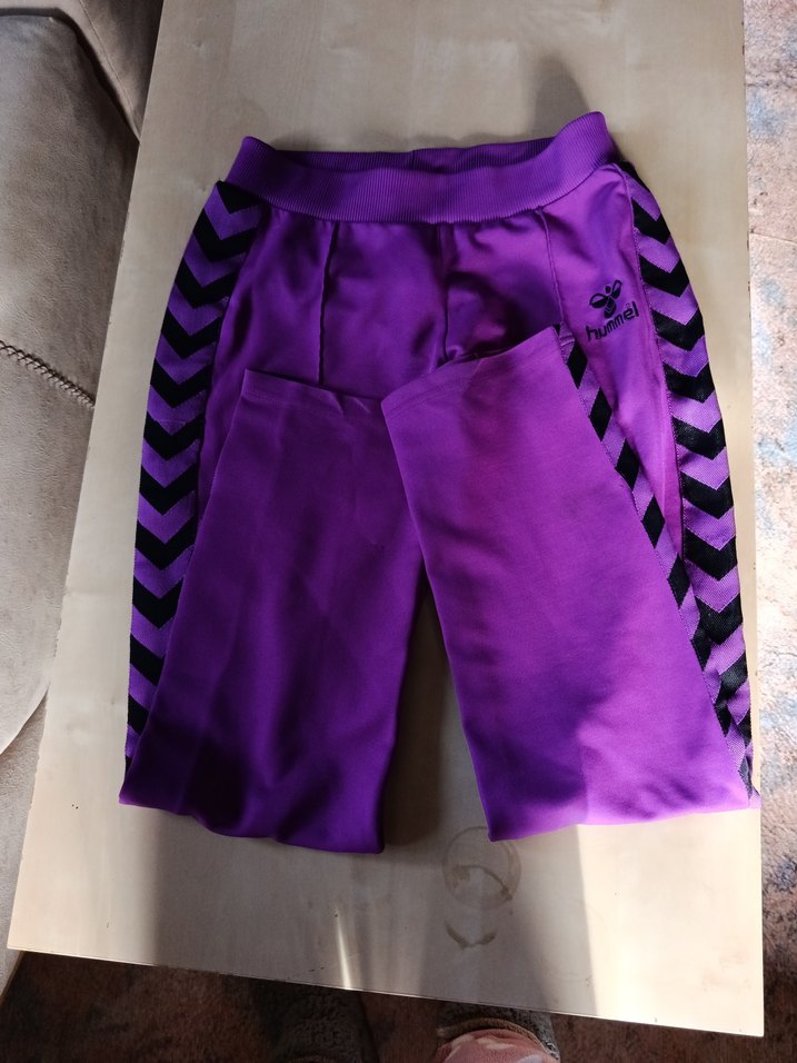 orjinal Hummel Mor Bağcıklı Kadın Eşofman Altı - Görsel 3