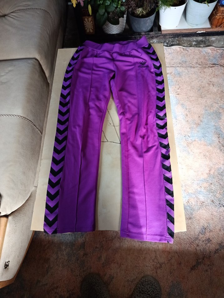 orjinal Hummel Mor Bağcıklı Kadın Eşofman Altı - Görsel 2