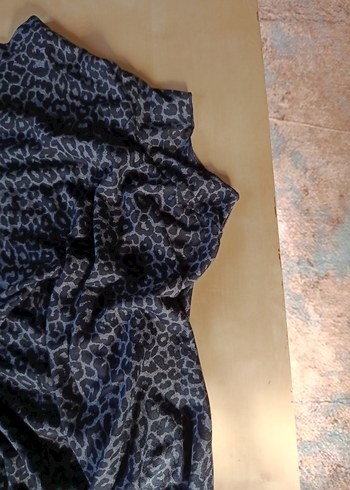 Kadın Gri  Uzun Kollu Salaş Bluz - Görsel 2