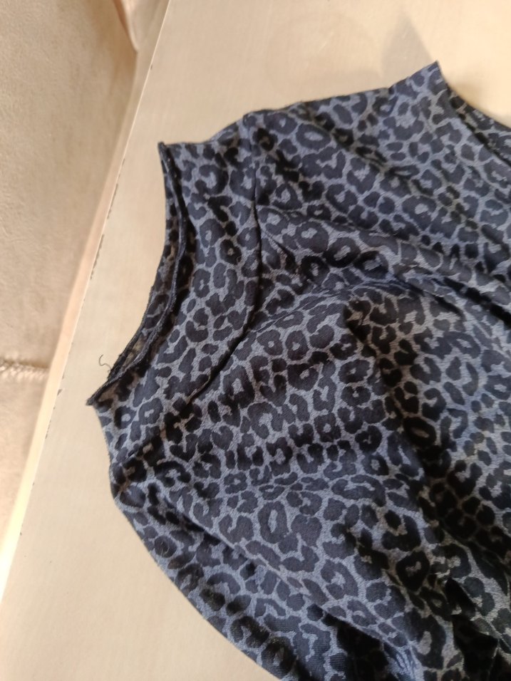 Kadın Gri  Uzun Kollu Salaş Bluz - Görsel 4