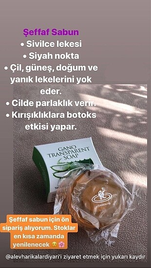 Şeffaf sabun