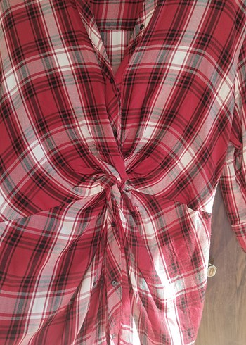 28 Beden bordo Renk zara tunik gömlek