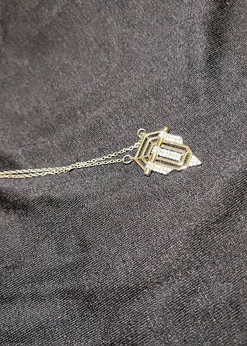 Altın Renkli Zincir Detaylı Kadın Kolye - Görsel 9