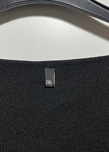 trendyolmilla V Yaka Siyah Keten Hamile Bluzu - Görsel 4