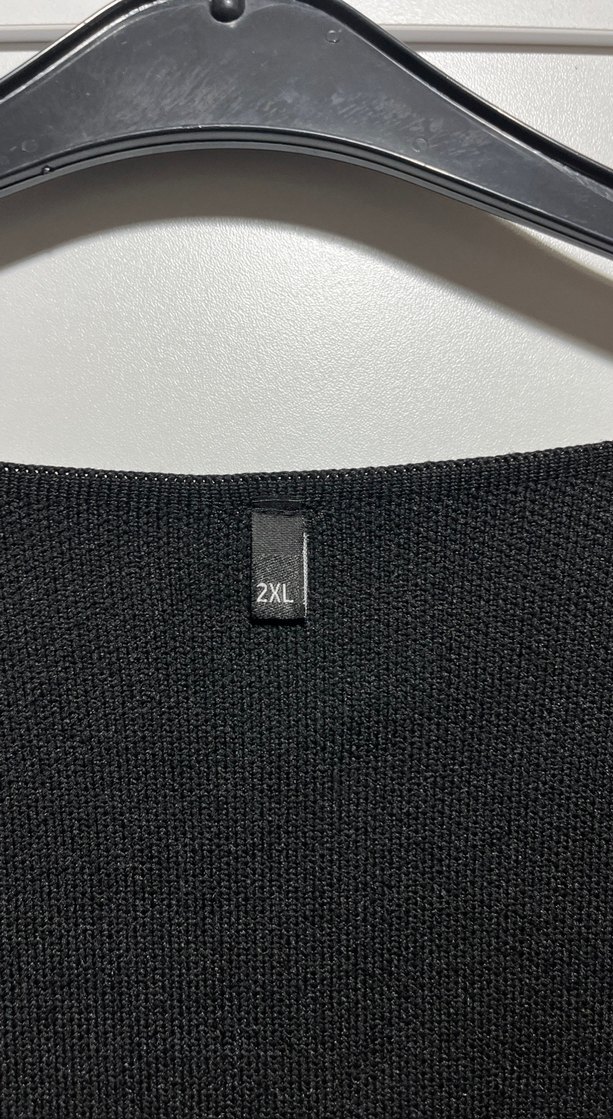 trendyolmilla V Yaka Siyah Keten Hamile Bluzu - Görsel 4