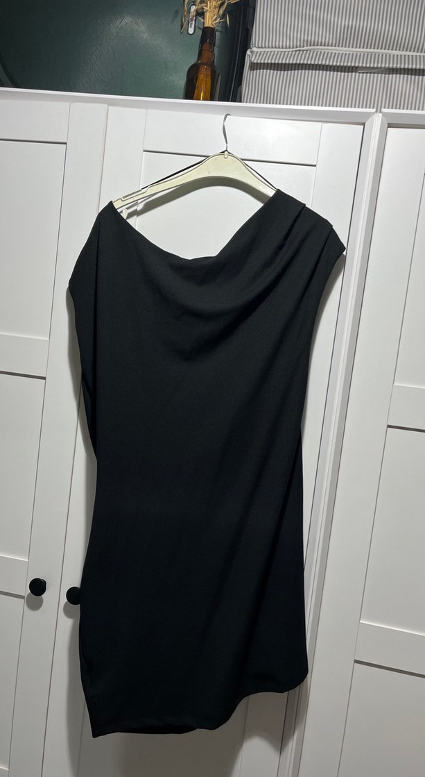 Lcw Drapeli Siyah Midi Kadın Abiye Elbise - Görsel 2