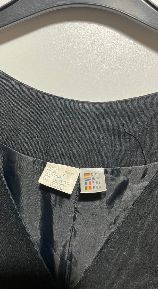 Düğmeli Siyah Kolsuz Midi Yelek - Görsel 3