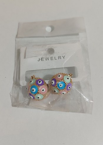  Beden çeşitli Renk Renkli Boncuklu Mini Küpe