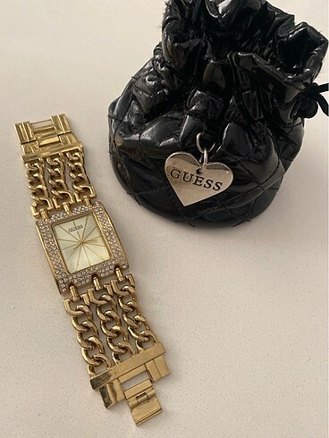 orjınal çantalı guess saat