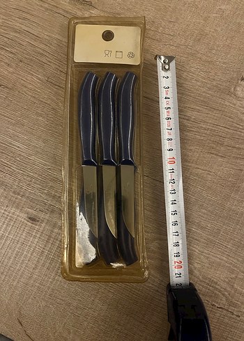 Mavi Meyve Bıçağı Seti, 6 Parça - Görsel 2