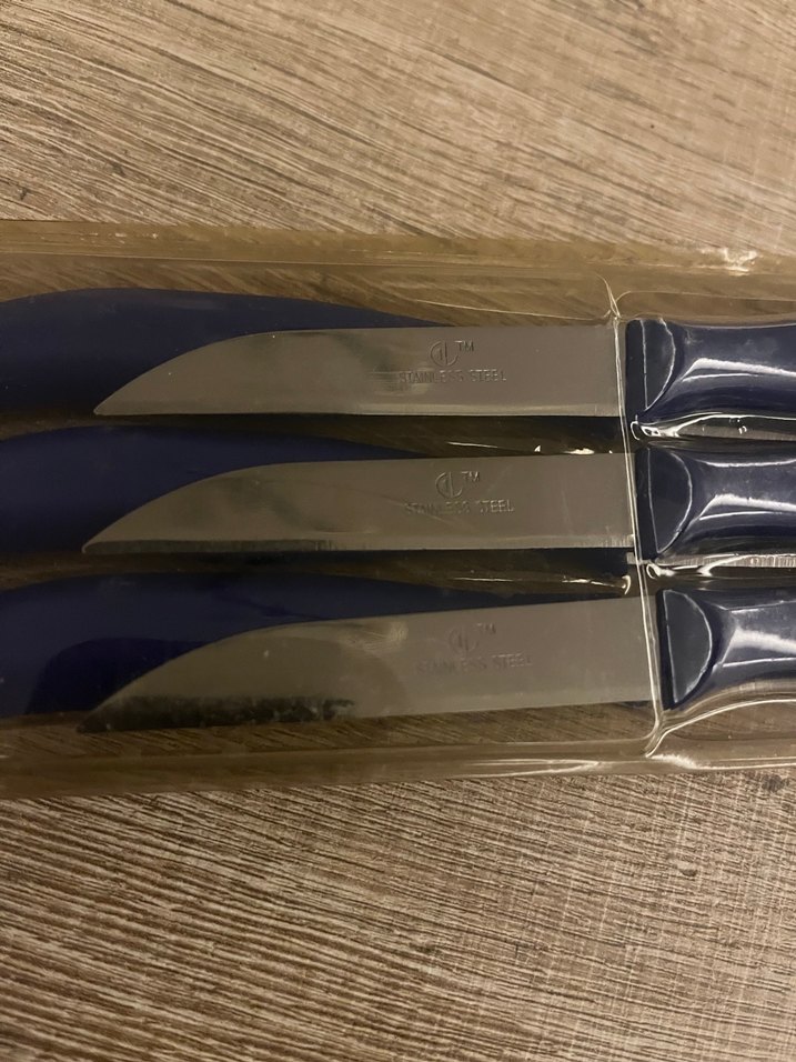 Mavi Meyve Bıçağı Seti, 6 Parça - Görsel 3