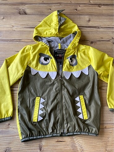 3-4 yaş yağmurluk ceket - Görsel 2