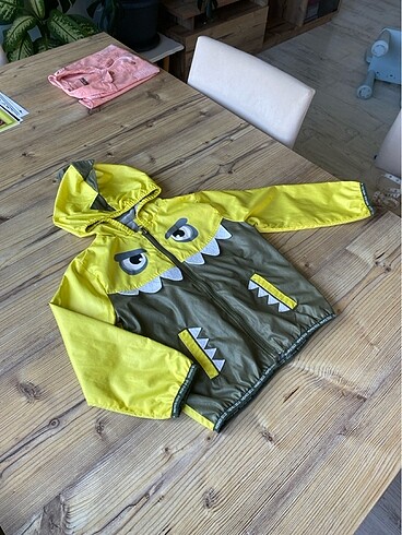 3-4 yaş yağmurluk ceket - Görsel 8