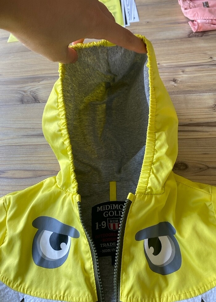 3-4 yaş yağmurluk ceket - Görsel 4
