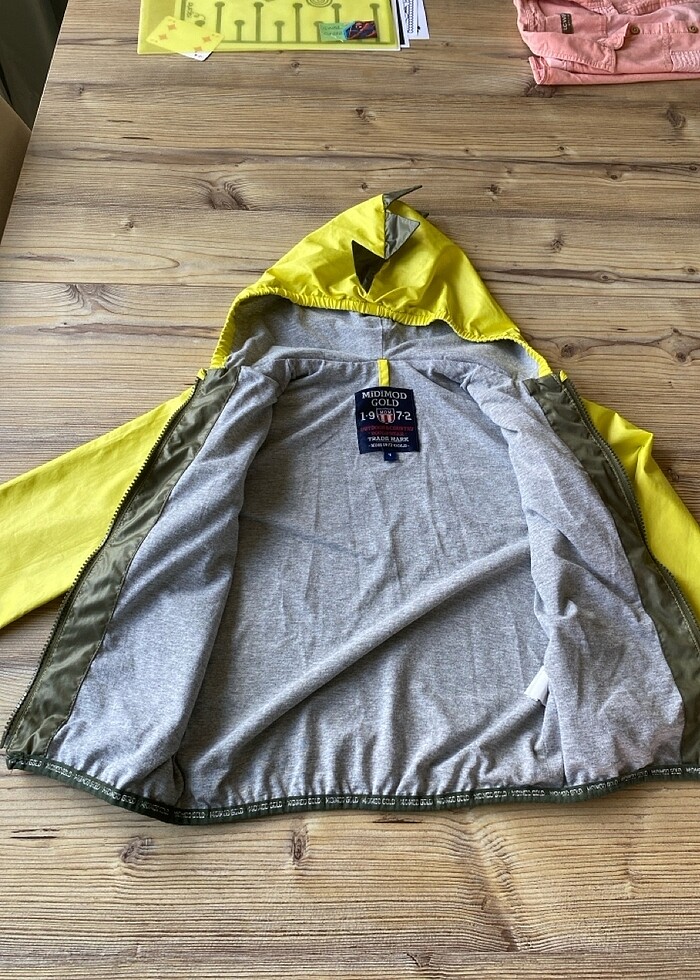 3-4 yaş yağmurluk ceket - Görsel 5