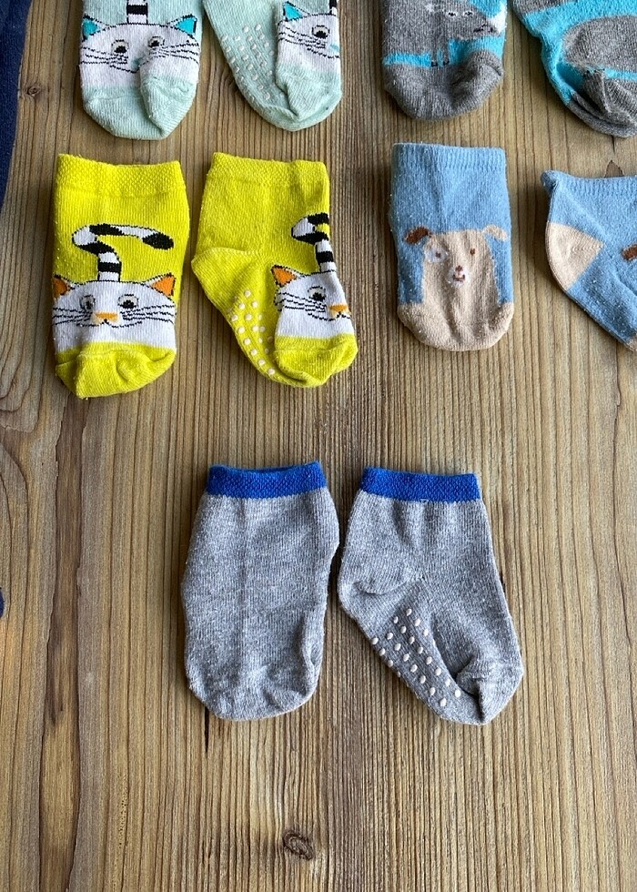 3-9 aylık çorap seti - Görsel 4