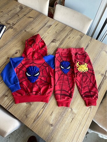 Spider-Man 3-4 Yaş Spiderman Eşofman Takım