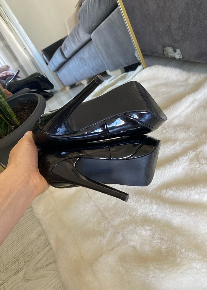 37 No Rugan Platform Topuk Ayakkabı - Görsel 3