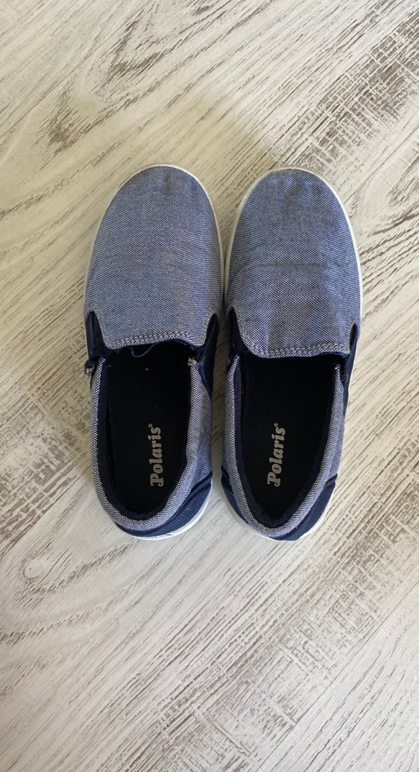 Erkek Çocuk Kot Kumaş Loafer Ayakkabı - Görsel 3