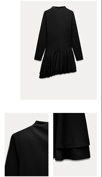 Zara Zara volanlı tulum elbise