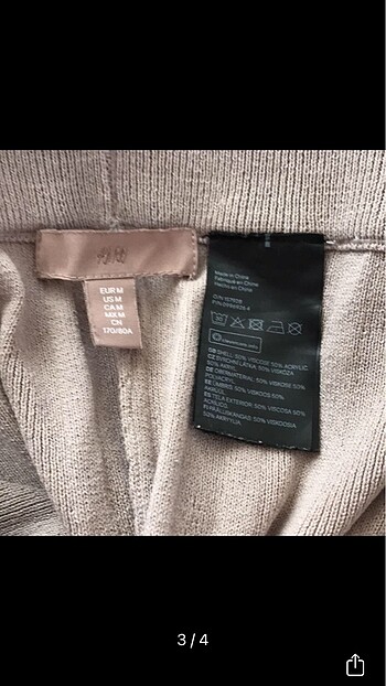 m Beden H&M beli lastikli pantolon
