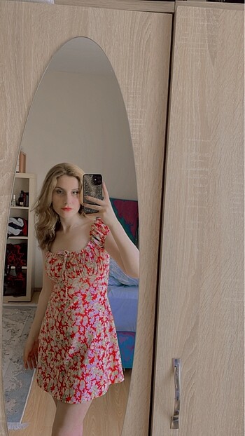 m Beden çeşitli Renk zara çiçekli mini elbise