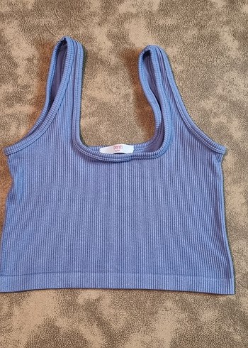 Penti Marka Mavi Mini Crop Top Kadın Atlet - Görsel 8