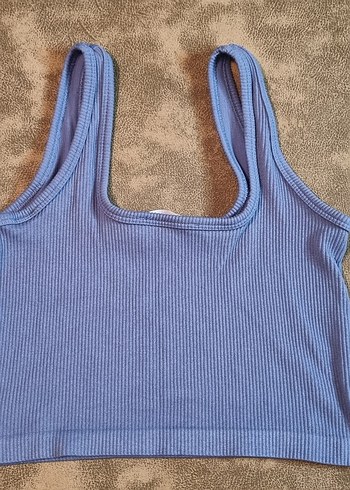 Penti Marka Mavi Mini Crop Top Kadın Atlet - Görsel 5