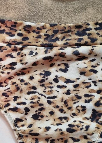 Leopar Desenli Kadın Bikini - Görsel 7