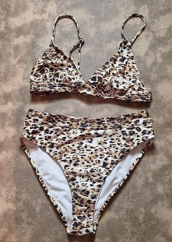 Leopar Desenli Kadın Bikini - Görsel 9
