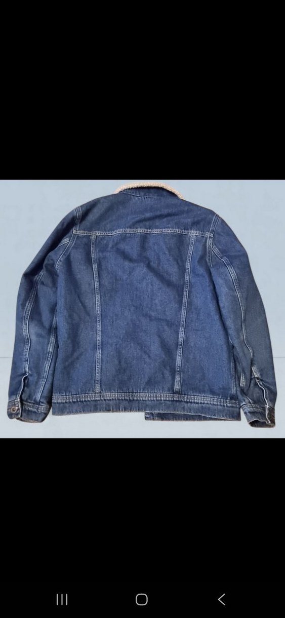 Kürklü  Mavi Marka Kadın Kot Ceket - Görsel 4