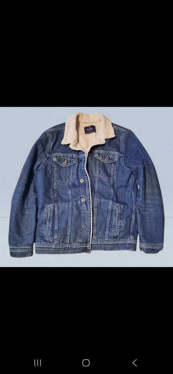 Kürklü  Mavi Marka Kadın Kot Ceket - Görsel 3