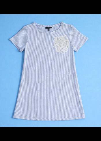 Mavi Marka Kısa Elbise - Görsel 2