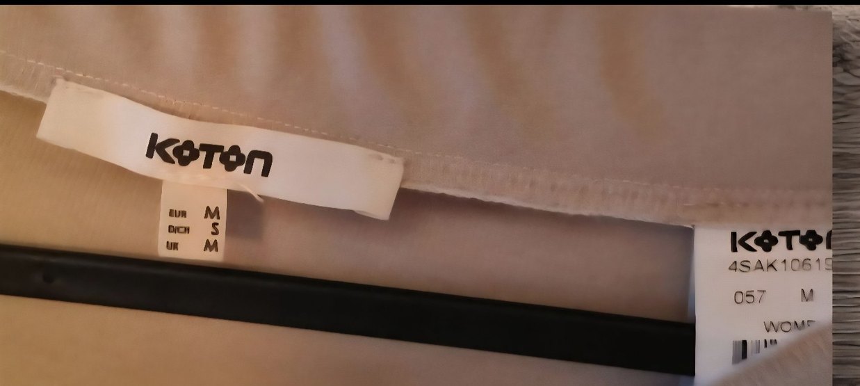 Koton marka Bej Kadın Midi Etek - Görsel 3