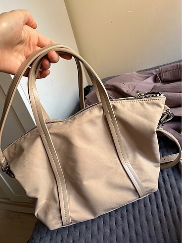  Beden pull and bear mini tote çanta
