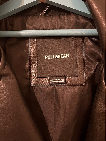 Pull and Bear Pull and bear deri ceket