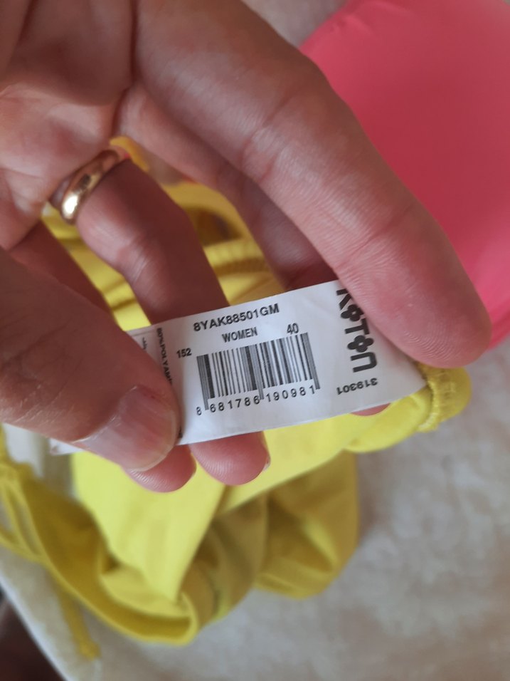 Pembe Strappy Kadın Bikini Takımı - Görsel 3