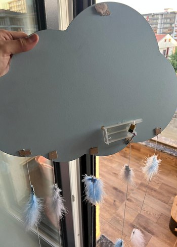 Mavi Bulut Temalı Çocuk Rafı - Görsel 5