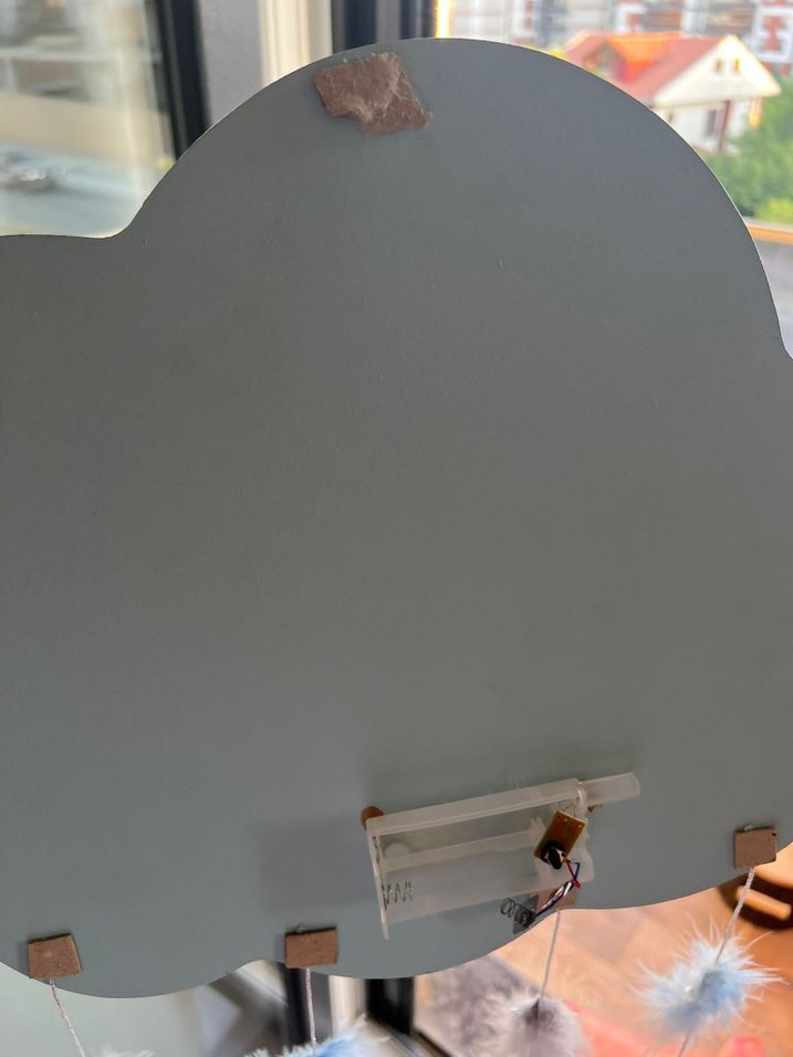 Mavi Bulut Temalı Çocuk Rafı - Görsel 4