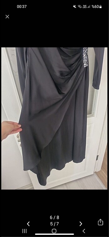 xl Beden siyah Renk Tesettür abiye