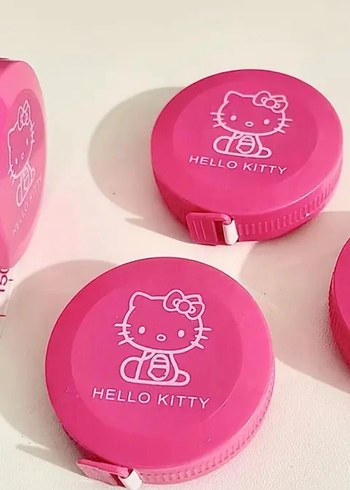 Hello Kitty Temalı Pembe Mezura
