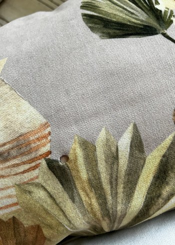 Bohem Desenli Baskılı Keten Kırlent Kılıfı 2li - Görsel 4