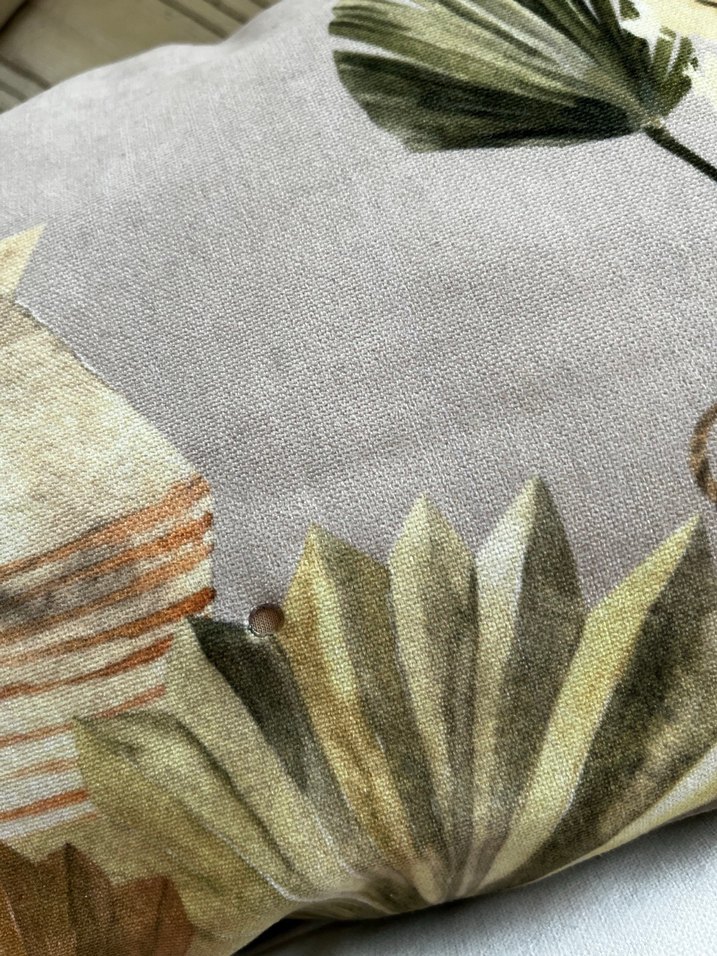 Bohem Desenli Baskılı Keten Kırlent Kılıfı 2li - Görsel 4