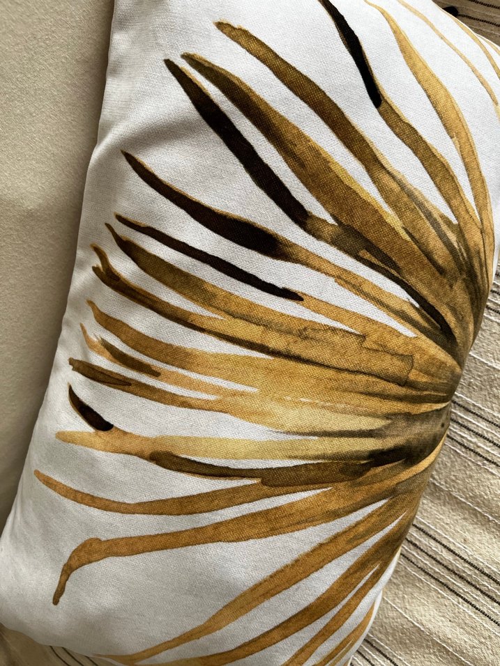 Bohem Desenli Baskılı Keten Kırlent Kılıfı 2li - Görsel 3