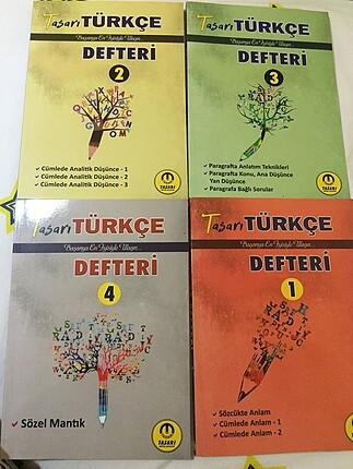 Tasarı DGS Türkçe defteri ve Türkçe soru bankası