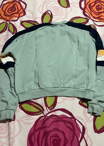 m Beden mavi Renk Mavi Kadın Sweatshirt